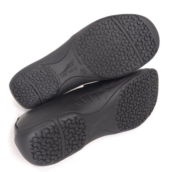 NWB Dansko Women's Nora Slip On Black Leather Loafers Size 38 Black 1956020202 - Picture 13 of 13